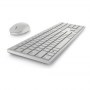 Dell | Keyboard and Mouse | KM5221W Pro | Keyboard and Mouse Set | Wireless | Mouse included | US | m | White | 2.4 GHz | g - 3
